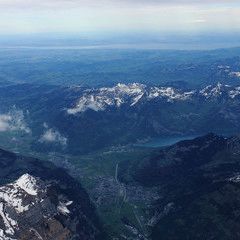 Flugwegposition um 14:02:23: Aufgenommen in der Nähe von Gemeinde St. Anton am Arlberg, 6580 St. Anton am Arlberg, Österreich in 4513 Meter